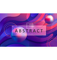 abstract gradient background with balls and frame vector image
