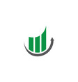 business finance logo vector image