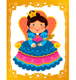 cartoon queen vector image