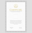 certificate template diploma of modern design vector image vector image