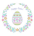 easter card vector image vector image