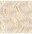 ethnic waves seamless pattern vector image