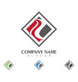 business finance logo vector image