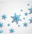 snowy background vector image vector image