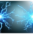 thunder-storm and lightnings eps 10 vector image