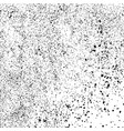 black grainy texture isolated on white vector image