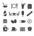 set of icons vector image vector image