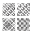 seamless geometrical ornaments vector image