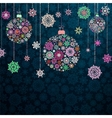 blue christmas background eps 10 vector image vector image