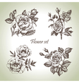 floral set vector image