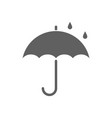 umbrella sign vector image vector image