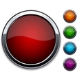 high-detailed buttons vector image vector image