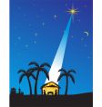 nativity scene vector image