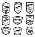 set sturgeon caviar labels design element vector image vector image
