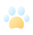 pet friendly pixel perfect flat gradient color ui vector image vector image