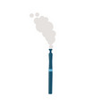vape cigarette smoke isolated vector image vector image