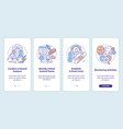haccp principles onboarding mobile app screen vector image vector image