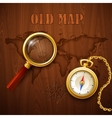 old map vector image vector image