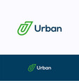u company logo vector image