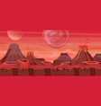 beautiful alien landscape vector image vector image