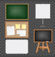 set of boards vector image