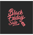 vintage black friday discount sale graphic design vector image vector image