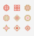 geometric symbols vector image