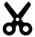 scissors icon vector image