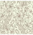 floral seamless pattern vector image vector image