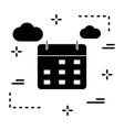 calendar icon vector image