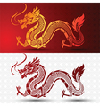 chinese dragon 2 vector image vector image