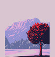 boysen state park with wind river canyon between vector image vector image