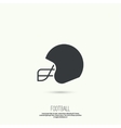 helmet american football vector image