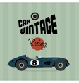vintage sport racing cars vector image vector image
