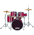 drum kit vector image vector image