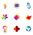 logo design elements set 24 vector image