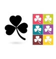 shamrock icon vector image