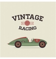 vintage sport racing cars vector image vector image