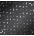 metallic diamond plate with random screws vector image