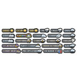 set of weather icons vector image vector image