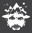 man face vector image vector image