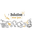 new creative business idea inspiration solution vector image