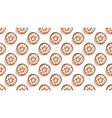 sweet donutscolorful glazed pastries seamless vector image