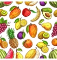 fruit seamless pattern for food and drink design vector image vector image