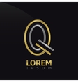 q letter logo vector image