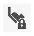 car security icon vector image vector image