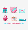 love collection valentines day icon vector image