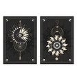 sacred geometry symbols vector image
