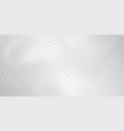 abstract wavy halftone dots background vector image