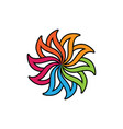 flower icon design vector image